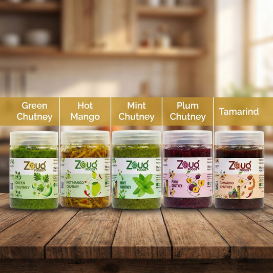 Sale Pack of 5 Chutney Combo | 550g Each ( Choose Your Flavour )
